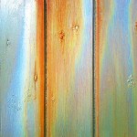 wooden panels colourful