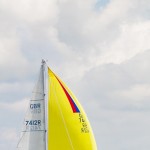 Sailing boat abstract
