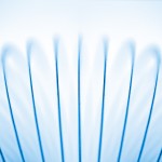 Metal Slinky blue lighting