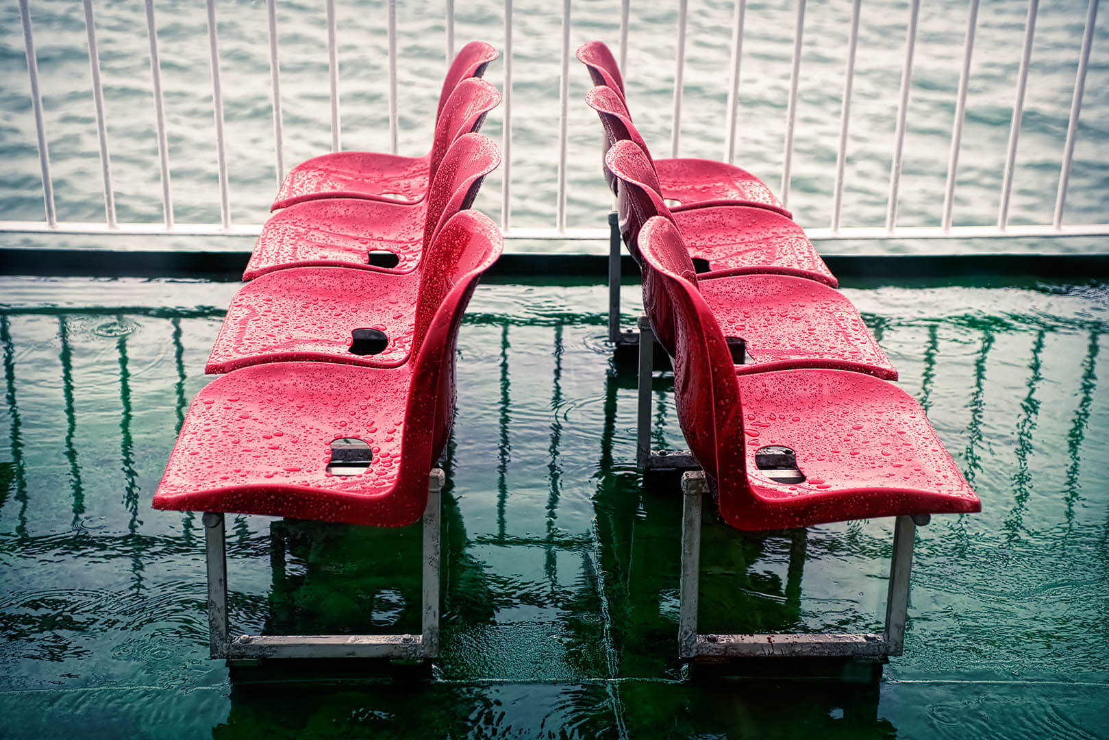 Red Wet Seats