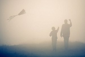 Kite Flying In Fog